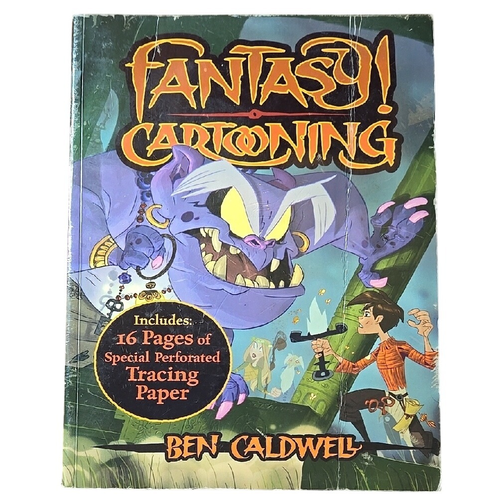 Fantasy Cartooning Book by‎ Ben Caldwell
